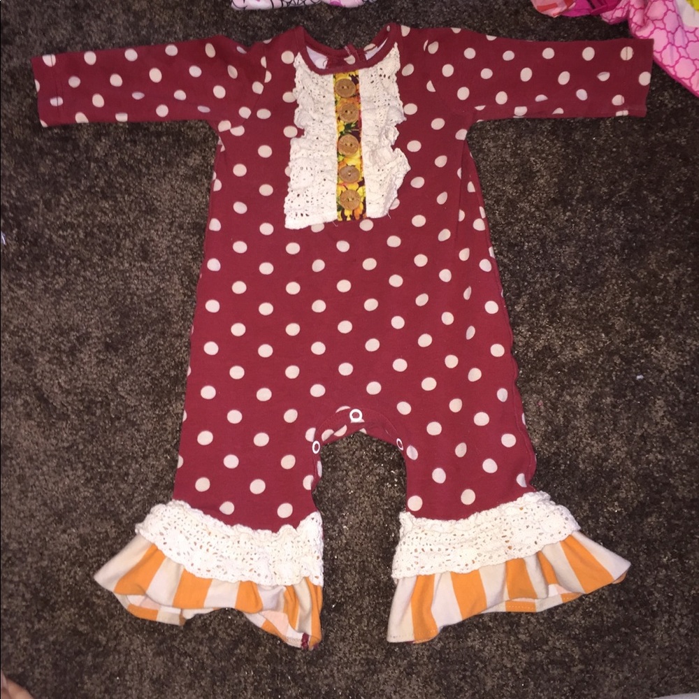 RicRac Ruffles romper